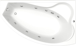 Bas Акриловая ванна Николь 170x100 R с гидромассажем – фотография-1